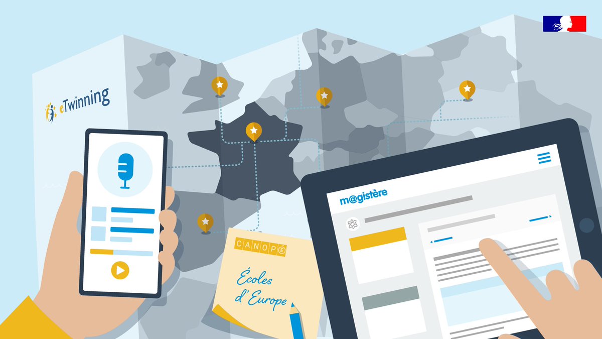 🎉 Le 9 mai, c’est la #JournéeDeLEurope !
Et si vos élèves vivaient la citoyenneté européenne en vrai ? 🇪🇺
Découvrez des projets eTwinning inspirants menés partout en Europe 🌍 et inscrivez-vous à nos prochains webinaires !
📅 👉 etwinning.fr