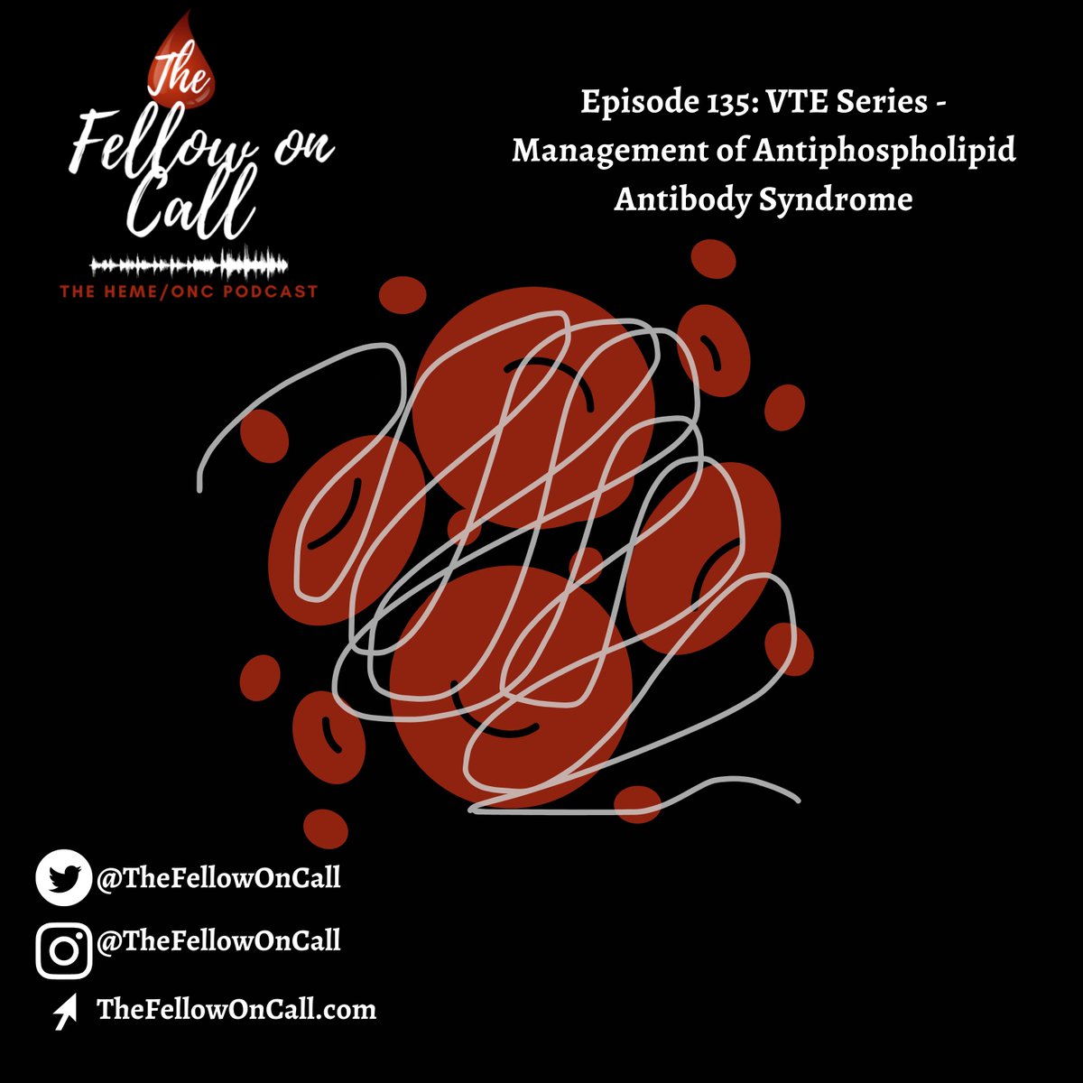 The Fellow On Call (@thefellowoncall) on Twitter photo This week, we round out our #APLS discussion talking all about management! What is the best anticoagulation?
Also listen in as <a href="/DanielHausrath/">Daniel Hausrath</a> and <a href="/vpatelmd/">Vivek Patel, MD</a> debate it out about when the optimal time to perform APLS testing is!
Link in bio! This week, we round out our #APLS discussion talking all about management! What is the best anticoagulation?
Also listen in as <a href="/DanielHausrath/">Daniel Hausrath</a> and <a href="/vpatelmd/">Vivek Patel, MD</a> debate it out about when the optimal time to perform APLS testing is!
Link in bio!