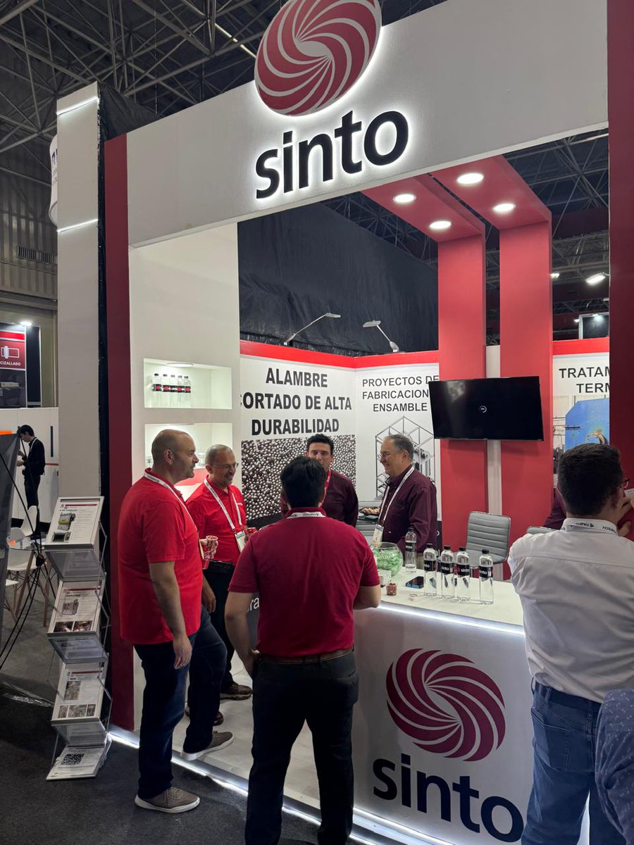 SintoAmerica's tweet photo. Yesterday, Roberts Sinto de México (RSM) kicked off FABTECH Mexico! It’s been an exciting start, and RSM is proud to present our latest advancements in heat treatment, fabrication, and assembly processes. The team is looking forward to seeing everyone today at booth #1440! https://t.co/DJV57No0Wv