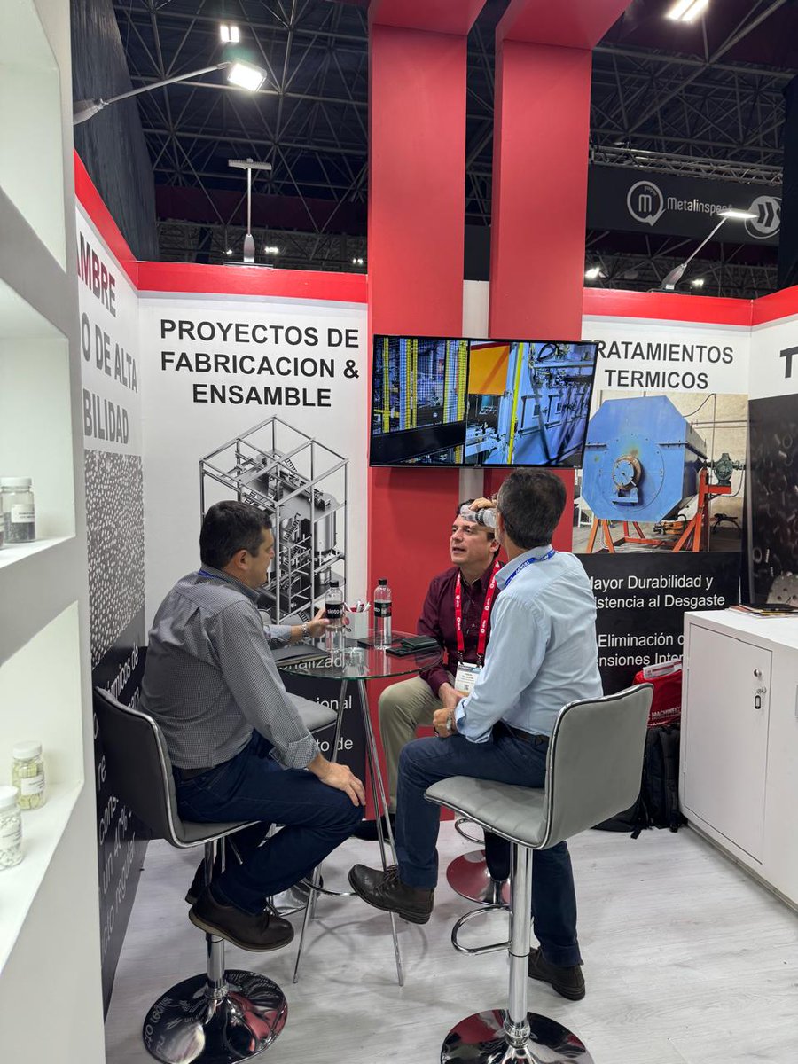 SintoAmerica's tweet photo. Yesterday, Roberts Sinto de México (RSM) kicked off FABTECH Mexico! It’s been an exciting start, and RSM is proud to present our latest advancements in heat treatment, fabrication, and assembly processes. The team is looking forward to seeing everyone today at booth #1440! https://t.co/DJV57No0Wv