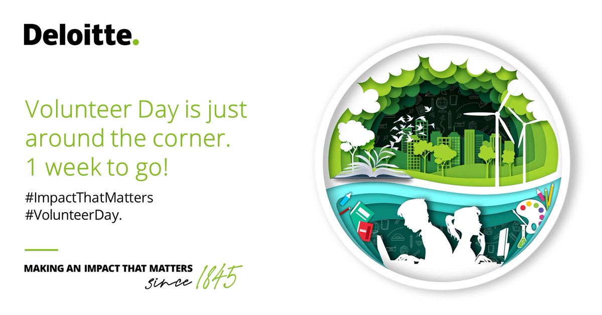 DeloitteSA's tweet image. Delottians! Just 1 week to go before we give back to our local communities on Volunteer Day! We're excited to unite and make a tangible difference. Stay tuned for updates on our efforts! 🤝 #ImpactThatMatters #VolunteerDay