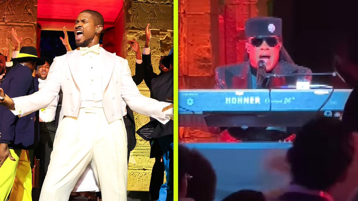 🎤✨ "Stevie Wonder + Usher lit up the Met Gala stage! 'Superstition' met 'Yeah!' in one unforgettable night. #MetGala2025 #MusicIcons