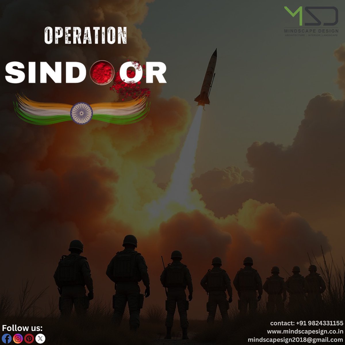 Operation Sindoor: A Glorious Success
Proud to be an Indian!
With a visionary leader like PM Narendra Modi at the helm, every mission turns into a triumph.
Under his leadership, we stand guided, protected, and proud.
वन्दे मातरम् !🇮🇳
जय हिन्द!🇮🇳
<a href="/narendramodi/">Narendra Modi</a>  
#OperationSindoor
