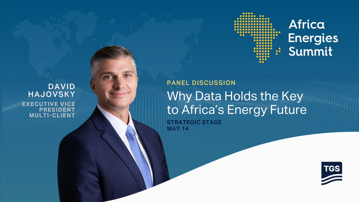 CEO Kristian Johansen and EVP of Multi-Client David Hajovsky will both feature at this year’s Africa Energies Summit.

Find out more about our Africa Energies Summit speaking engagements: hubs.ly/Q03kqMx60

#EnergyStartsWithUs #Africa #Exploration