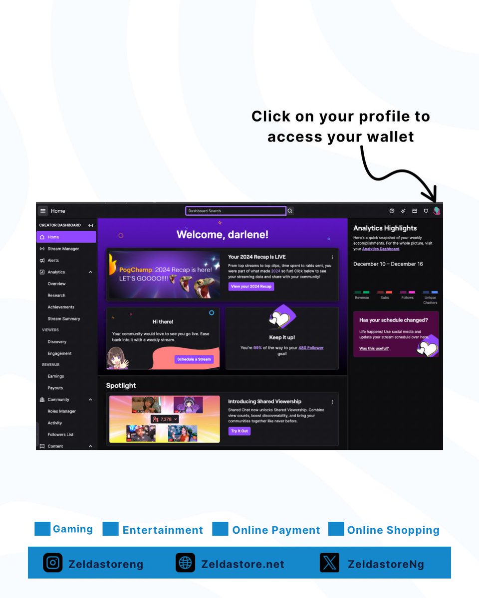ZeldastoreNg's tweet photo. Ever tried to buy something on Twitch and realized you had no idea how much was left on your gift card?

Yeah… it happens and we have been there.

That moment of confusion pushed us to create this quick guide, so you’ll never be caught off guard again.

#TwitchGiftCard #Nigeria https://t.co/LiRlZBwKw7