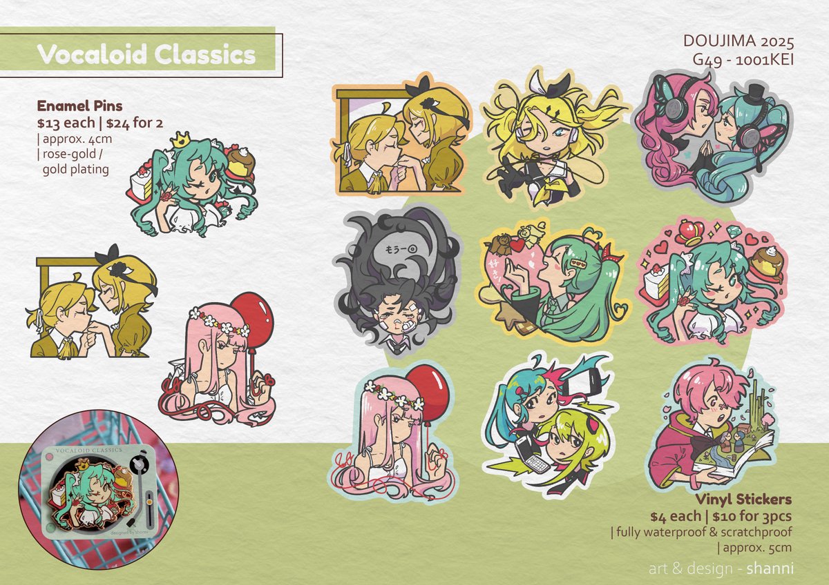 [1/2] Shares appreciated!
my Doujima Catalogue!!🤠✨ got some new stuff! excited to table overseas for the first time hehe
will be with Pasta and Kei!

#doujimasg #doujima2025 #doujima2025catalogue