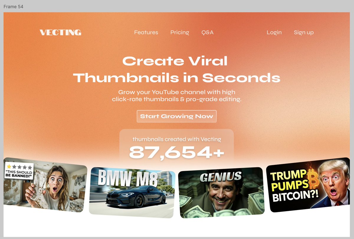 Just designed a new version of my landing page, what do you think ?
Now, time to vibe code.