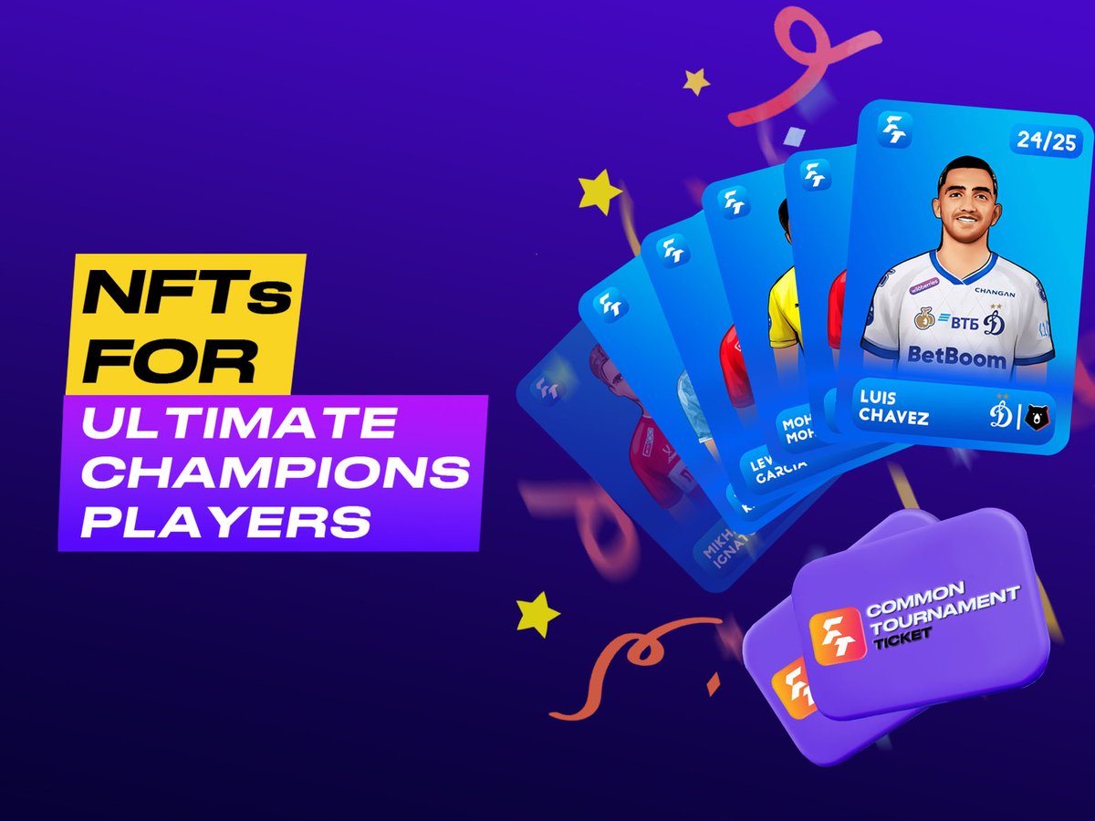 Fanton Fantasy Football (@fantasyfanton) on Twitter photo Are you familiar with the folks from Are you familiar with the folks from #UltimateChampions?
Get up to 6 NFT cards🟦from <a href="/FantasyFanton/">Fanton Fantasy Football</a> through a referral program specially for you and players from Ultimate Champions!
Invite a friend from Ultimate Champions who hasn’t played Are you familiar with the folks from Are you familiar with the folks from #UltimateChampions?
Get up to 6 NFT cards🟦from <a href="/FantasyFanton/">Fanton Fantasy Football</a> through a referral program specially for you and players from Ultimate Champions!
Invite a friend from Ultimate Champions who hasn’t played