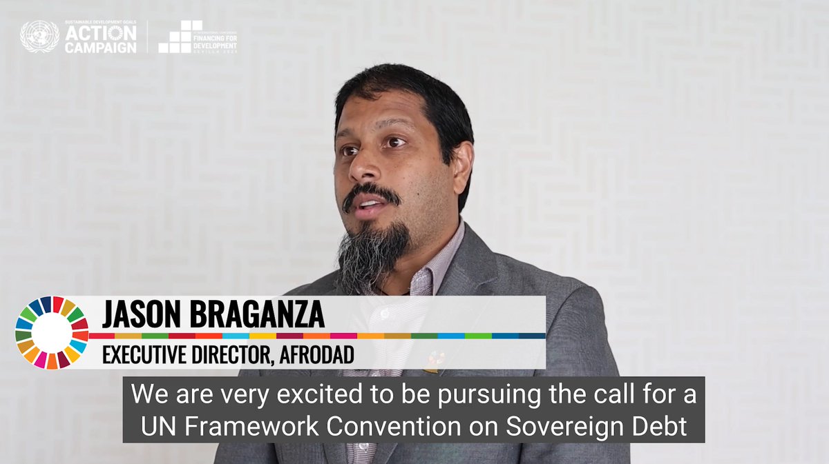 🌍 As we head to #FfD4, the focus is clear: we need a fair, just, and democratic global financial architecture. We're excited to amplify the call for a UN Framework Convention on Sovereign Debt to democratise the debt architecture and amplify the voices of developing nations