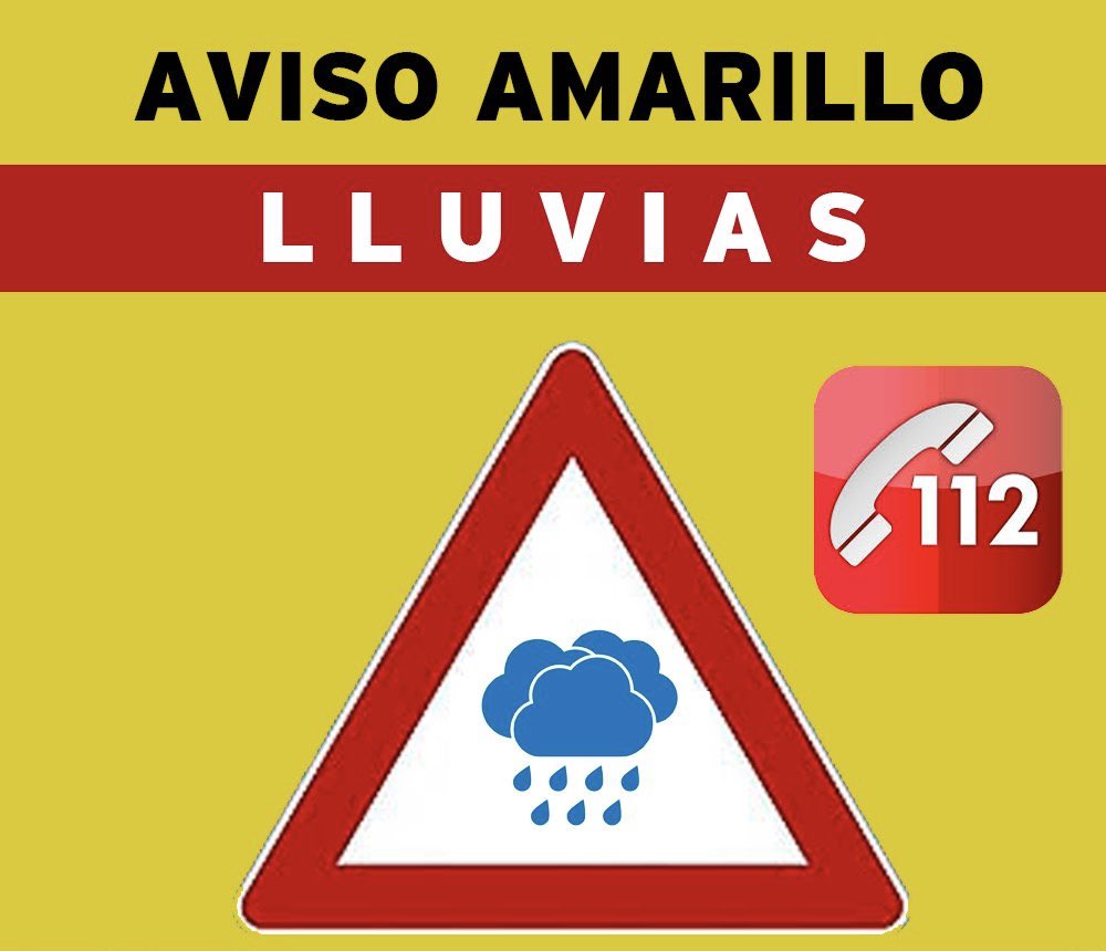 🟡 Aviso AEMET| Nivel AMARILLO
📍 Madrid
📅 Jueves 8 de mayo
🕛 De 12:00 a 22:00 h
🌧️ Lluvias: hasta 15 mm/h
⛈️ Tormentas con granizo (posibles chubascos fuertes)
📈 Probabilidad: 40–70%
⚠️ Precaución: intensidad puntual superior
📞 Emergencias: 112
#Madrid112 #AEMET