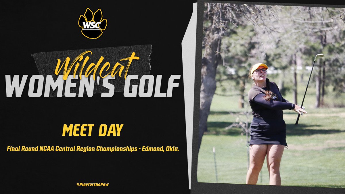 Wayne State Wildcats (@wscwildcats) on Twitter photo MEET DAY - Final round for <a href="/WayneStateGolf/">Wayne State College Women’s Golf</a> at NCAA Central Region Championships in Edmond, Okla. 'Cats tee off from 7:48-8:20 am this morning. #PlayforthePaw
📊scoreboard.clippd.com/tournaments/23… MEET DAY - Final round for <a href="/WayneStateGolf/">Wayne State College Women’s Golf</a> at NCAA Central Region Championships in Edmond, Okla. 'Cats tee off from 7:48-8:20 am this morning. #PlayforthePaw
📊scoreboard.clippd.com/tournaments/23…