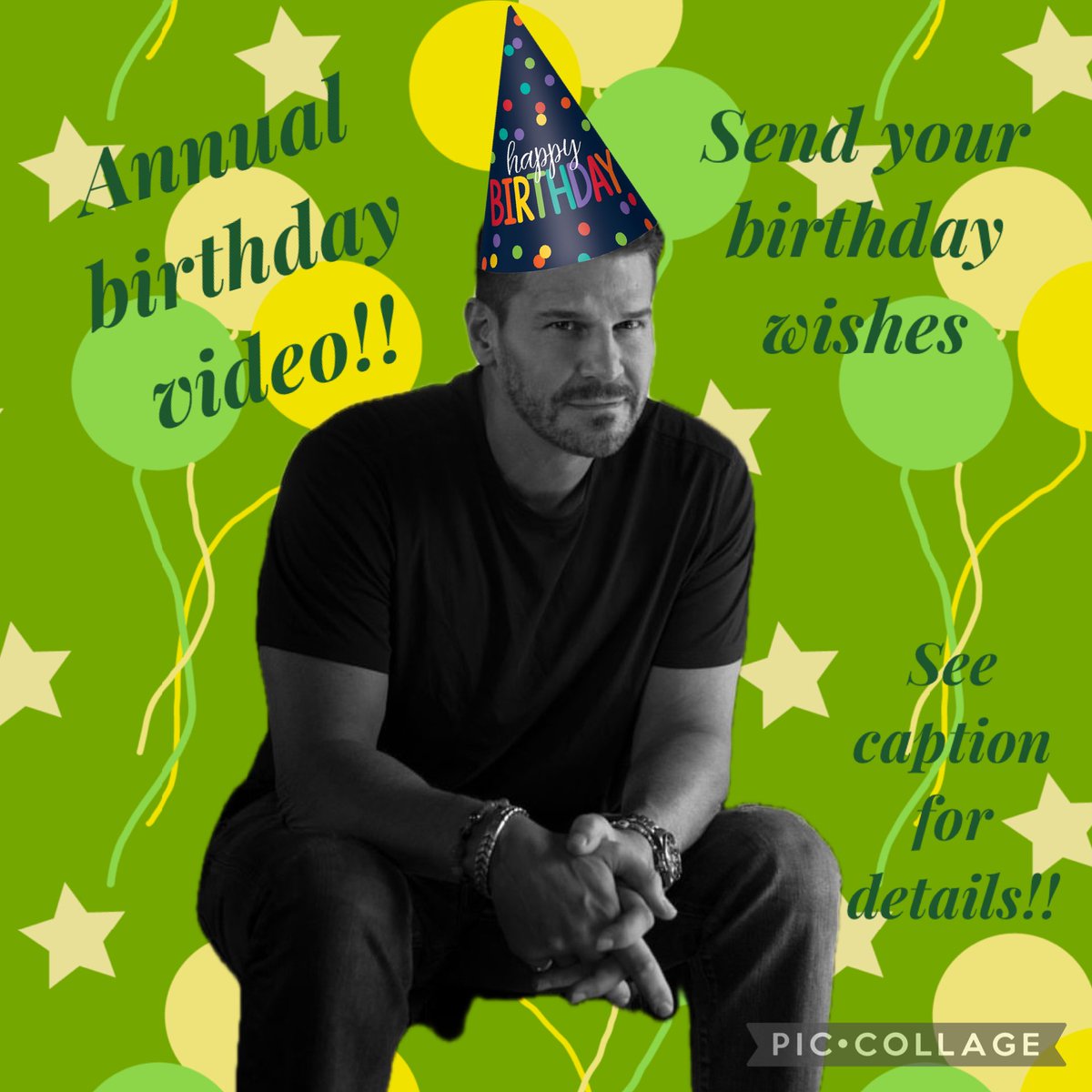It’s that time of the year again to celebrate #davidboreanaz birthday on May 16th!! I will be doing a fan video!! If you have wishes to send, please DM me &amp; I am happy to help create something with you. You have until end of day Wednesday, May 15th to submit!!