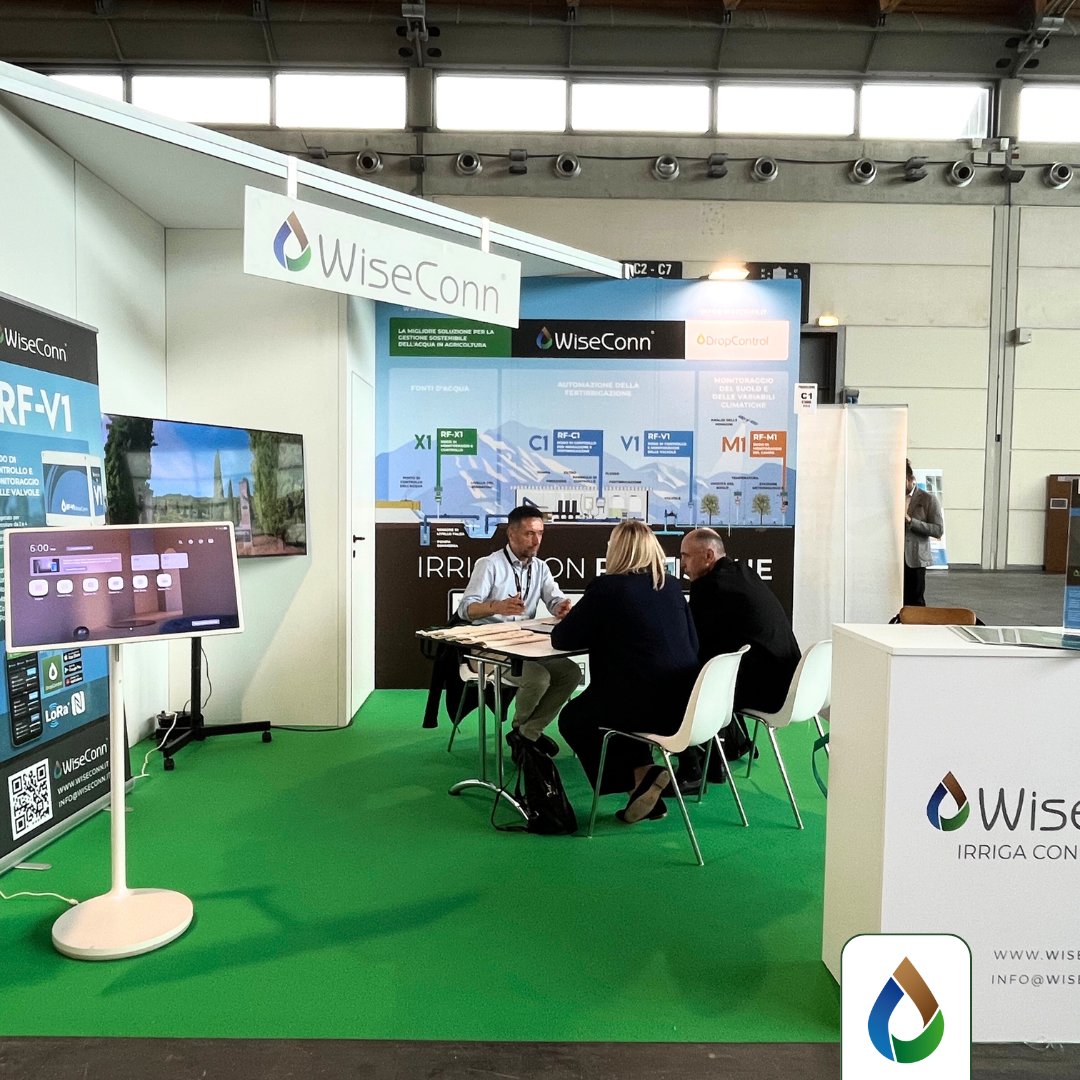 WiseconnEurope's tweet image. Secondo giorno a @MacfrutFiera!🍒 Sei vuoi conoscere la nostra tecnologia #DropControl, passa a trovarci al Padiglione C1 Stand 054💧📱

#WiseConnEurope #Macfrut2025