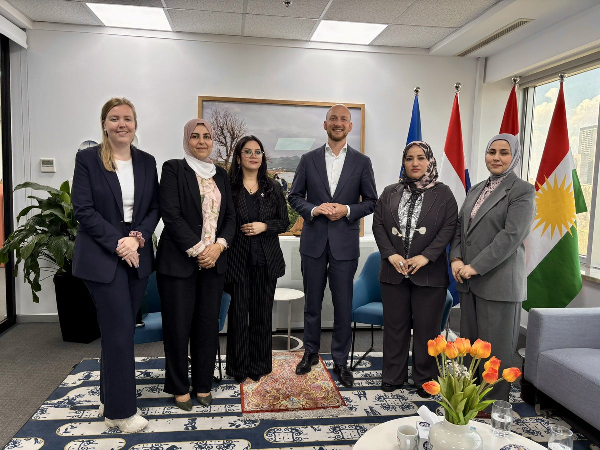 Inspired to receive four judges from the Kurdistan region of Iraq that will participate in the Shiraka Training Programme on Administration of Justice in the Netherlands. Best of luck!