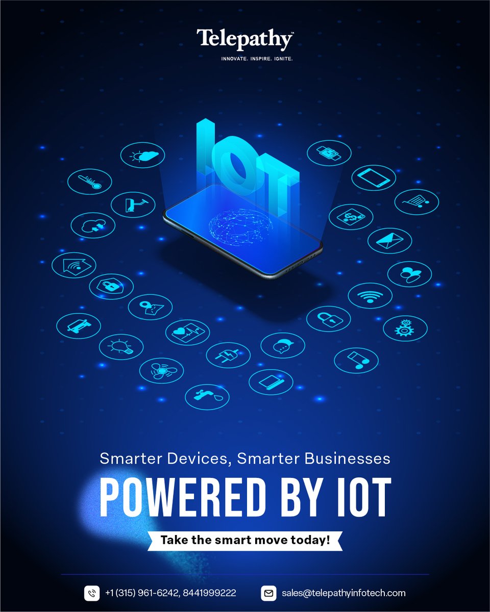 Telepathysocial's tweet image. Smarter Devices. Smarter Decisions. Smarter Business.

Welcome to the Internet of Things where everyday devices become intelligent allies.

🔗 Take the smart move today power up with IoT.

#IoTForBusiness #InternetOfThings #AutomationSolutions #ConnectedDevice #Telepathy