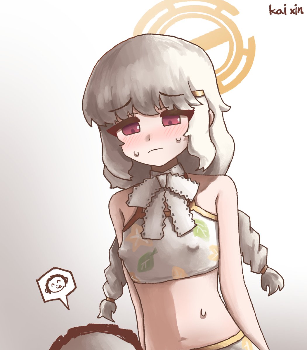 sensei : 😋
#ブルアカ #bluearchive