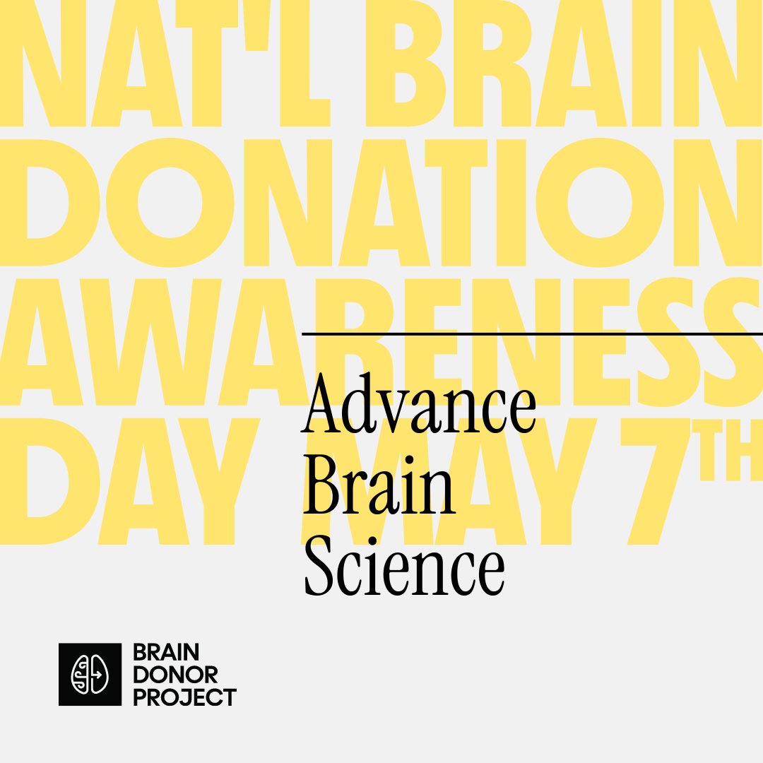 The American Brain Coalition (@americanbrainco) on Twitter photo Breakthroughs in brain disease depend on studies using donated post-mortem human brain tissue. One #brain can provide tissue for dozens – sometimes hundreds – of studies. In honor of annual National #BrainDonationAwarenessDay, learn more bit.ly/4cZuQD0. <a href="/braindonorproj/">Brain Donor Project</a> Breakthroughs in brain disease depend on studies using donated post-mortem human brain tissue. One #brain can provide tissue for dozens – sometimes hundreds – of studies. In honor of annual National #BrainDonationAwarenessDay, learn more bit.ly/4cZuQD0. <a href="/braindonorproj/">Brain Donor Project</a>