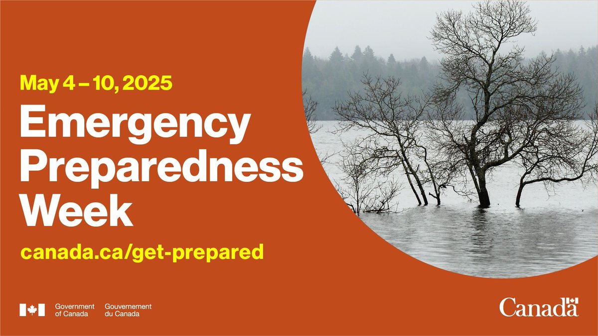 📢 Emergency Preparedness Week (May 4-10)!
Is your family ready for the unexpected? Review your plans &amp; supplies now.
During emergencies, find HDH updates on our social media &amp; website.
Stay connected, informed, safe!
canada.ca/get-prepared

#EmergencyPreparednessWeek #BeReady