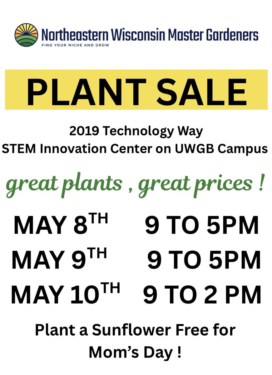 It’s not May until you buy some plants! Veggies, annuals, perennials, natives.