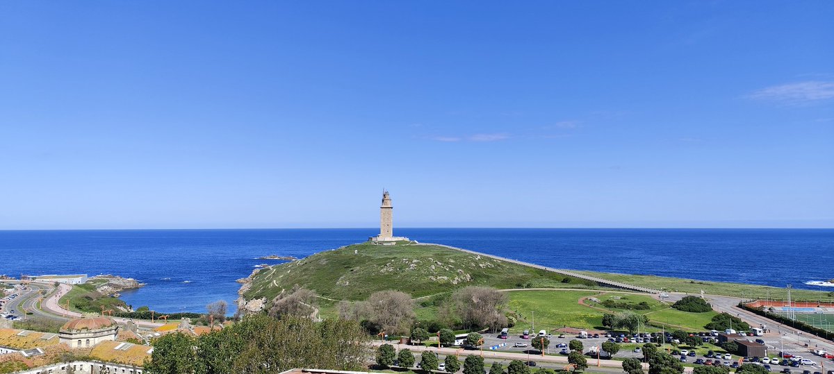 Vistas desde el tejado...😍 (Altura 11) 
 #coruña