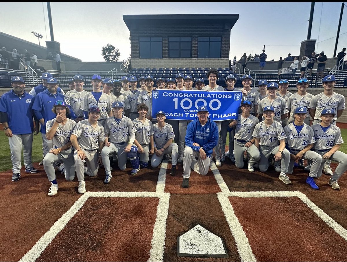 NHoffmeister (@nhoffmeister1) on Twitter photo Congrats <a href="/cakbasebll/">Tommy Pharr</a> on getting 1k
You are one of the best to ever do it- demands excellence but loves even harder! Any athlete who has had the privilege to be coached by Tommy is damn lucky!
Congrats Coach Congrats <a href="/cakbasebll/">Tommy Pharr</a> on getting 1k
You are one of the best to ever do it- demands excellence but loves even harder! Any athlete who has had the privilege to be coached by Tommy is damn lucky!
Congrats Coach