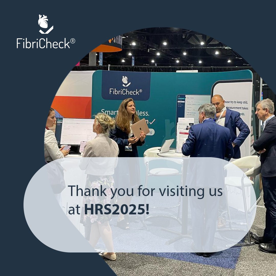 FibriCheck (@fibricheck) on Twitter photo What a week at #HRS2025! Our booth was full of energy, live demos and interesting conversations with EPs and APPs. We were excited to see a big focus on PPG and digital health throughout the conference. Thanks to everyone who visited!
Questions? Contact us at info@fibricheck.com What a week at #HRS2025! Our booth was full of energy, live demos and interesting conversations with EPs and APPs. We were excited to see a big focus on PPG and digital health throughout the conference. Thanks to everyone who visited!
Questions? Contact us at info@fibricheck.com