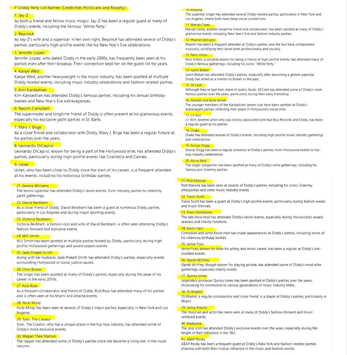 Saulito46107740's tweet image. "DIDDY LIST"

"BIRDS OF A FEATHER FLOCK TOGETHER"

🐦