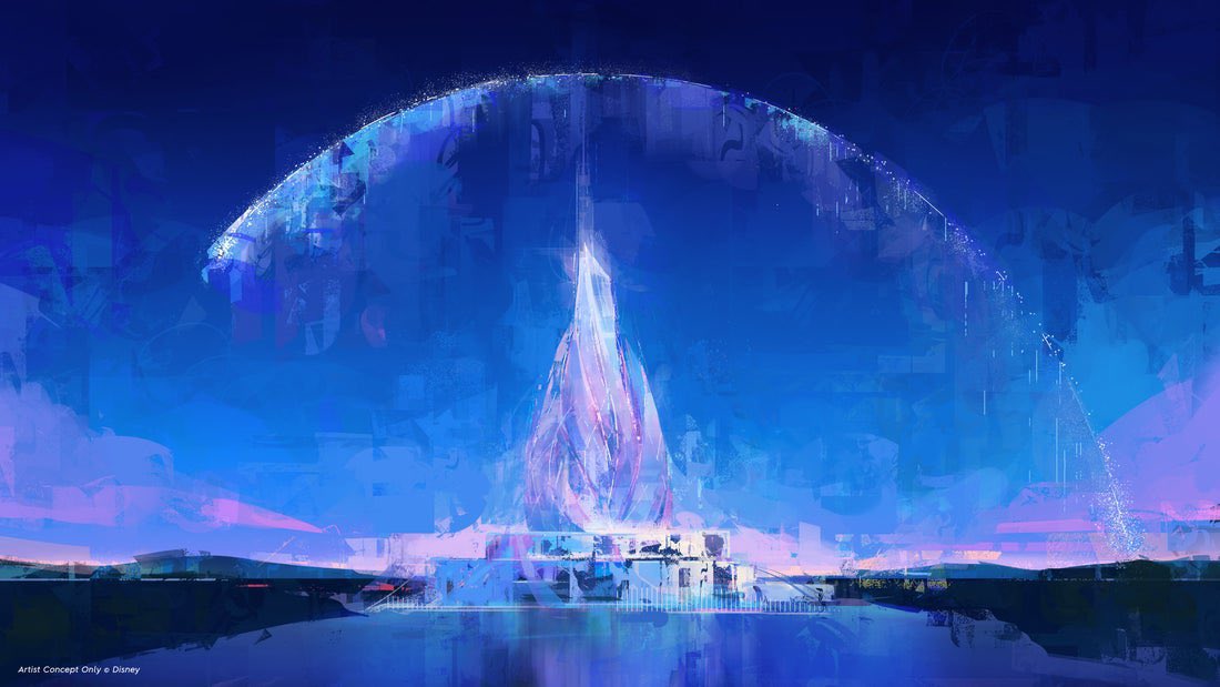 DiscussingFilm's tweet photo. First concept art for the castle in Disney’s new theme park and resort in Abu Dhabi.

“The castle will be the first real modern castle that we built,” says Bob Iger. https://t.co/yqWVPwUmjB