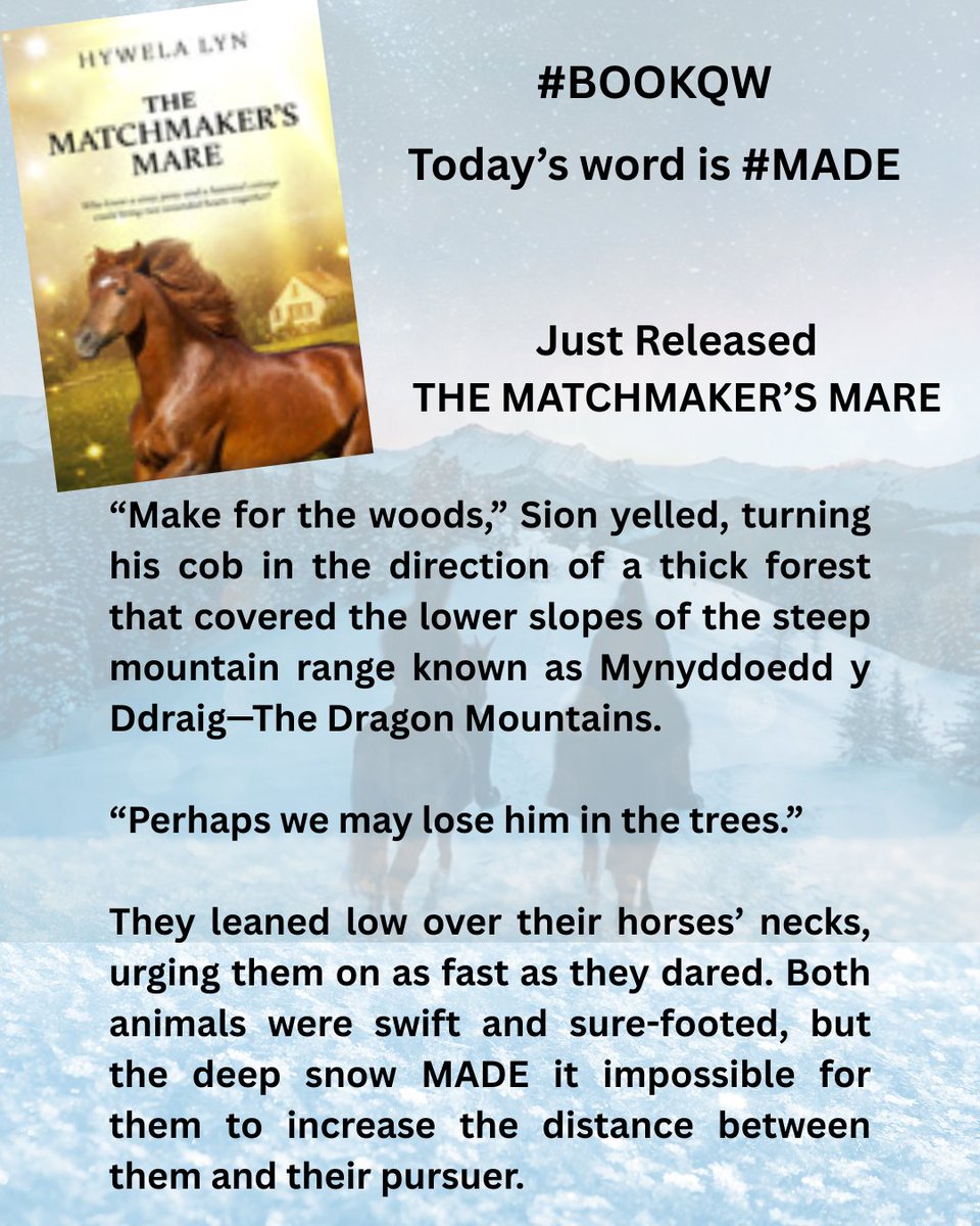 #bookqw
Book Quote Wednesday again and today's word is #MADE
Here is another snippet from the prologue to my newly released paranormal romance.