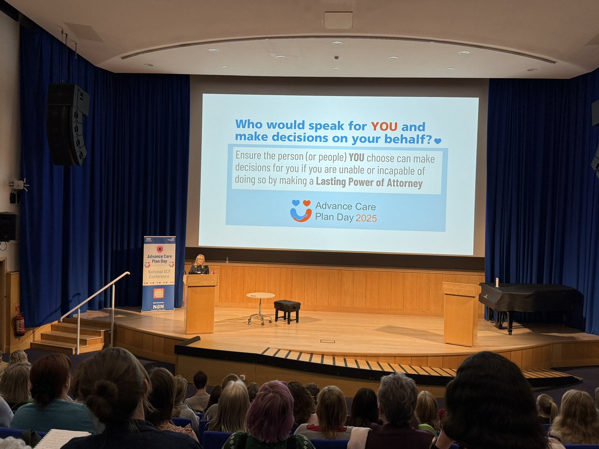 NNUHPalliativeCare (@palliativennuh) on Twitter photo Who would speak for YOU and make decisions on your behalf? A powerful message from <a href="/ClareFuller17/">Clare Fuller RGN MSc</a> speaking at today’s <a href="/ACPDay2025/">Advance Care Plan Day 2026</a>
#ACPDay2025 #DyingMattersAwarenessWeek Who would speak for YOU and make decisions on your behalf? A powerful message from <a href="/ClareFuller17/">Clare Fuller RGN MSc</a> speaking at today’s <a href="/ACPDay2025/">Advance Care Plan Day 2026</a>
#ACPDay2025 #DyingMattersAwarenessWeek