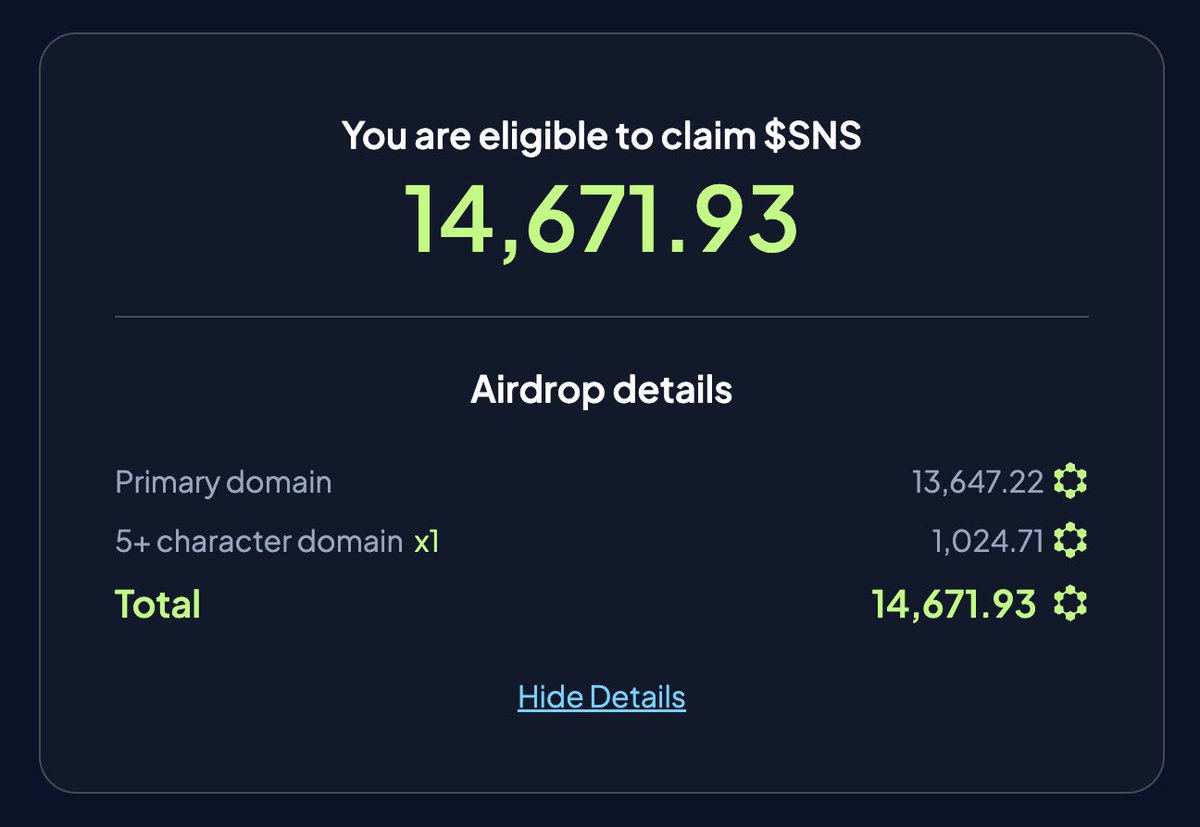 The Solana Name Service is launching $SNS and will distribute 40% for the Airdrop.

You are probably eligible + price prediction!

Let's dive into full details: 🪂👇