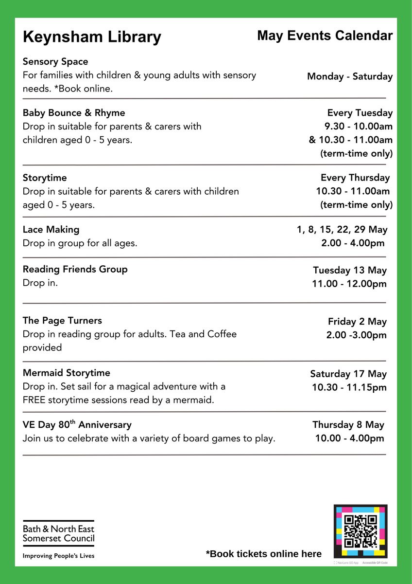 @Bath and North East Somerset Libraries tweet media