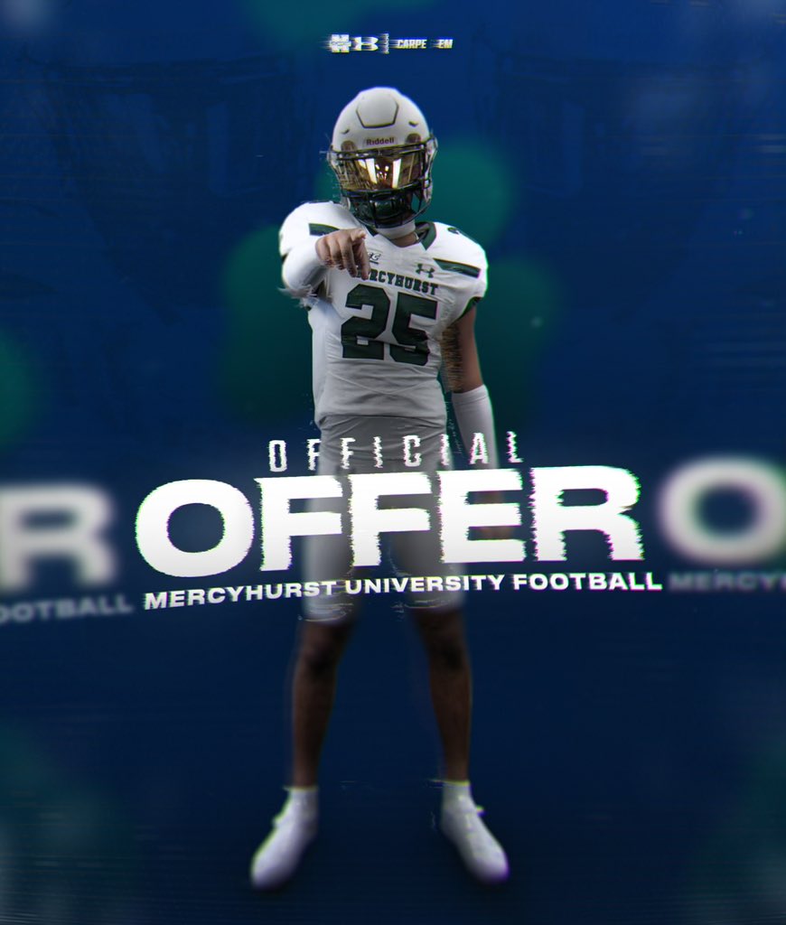 Kemaury tye 🧃 (@kemaurytye5) on Twitter photo Blessed to receive an offer from <a href="/MercyhurstFB/">Mercyhurst Football</a>! Thanks <a href="/ElijahAltizer/">Elijah Altizer</a> for this opportunity!
#AGTG
<a href="/CoachEvanDreyer/">Evan Dreyer</a>
<a href="/CoachTyBlair/">Ty Blair</a>
<a href="/_AHS_Football/">Anderson Football</a> Blessed to receive an offer from <a href="/MercyhurstFB/">Mercyhurst Football</a>! Thanks <a href="/ElijahAltizer/">Elijah Altizer</a> for this opportunity!
#AGTG
<a href="/CoachEvanDreyer/">Evan Dreyer</a>
<a href="/CoachTyBlair/">Ty Blair</a>
<a href="/_AHS_Football/">Anderson Football</a>