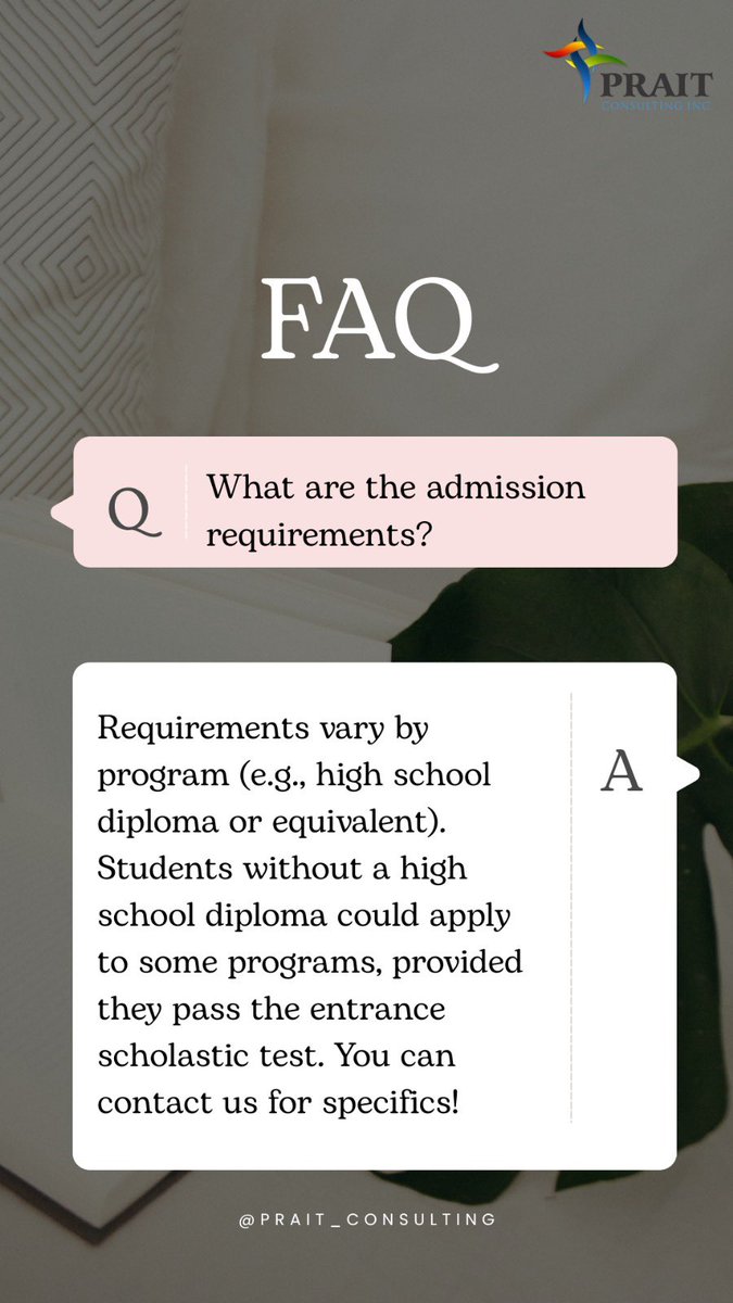 PraitConsulting's tweet photo. 🎓 Got Questions About Career College &amp; OSAP? 💰
We’ve got answers!
Whether you’re wondering what program to choose or how to get help with tuition, our FAQ post breaks it all down. 

Let’s make your career growth journey stress-free! 

DM us for a free consultation
#collegelife https://t.co/WqrPisWYFC