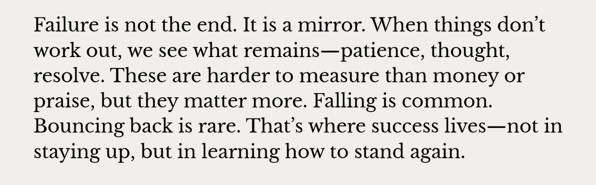 Failure is not the end.