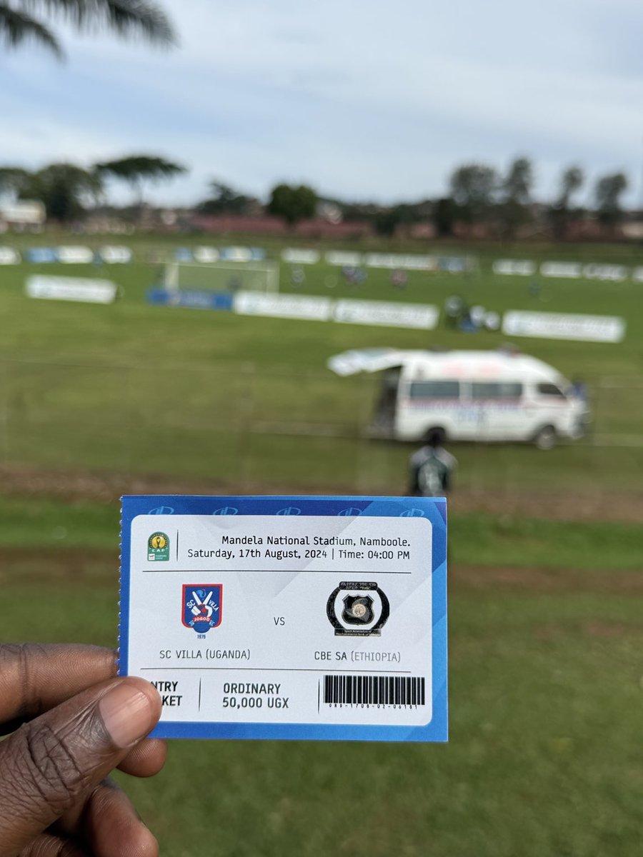 My team ⁦<a href="/SCVillaJogoo/">SC Villa</a>⁩ can’t print match day tickets, they have got to recycle this for today’s encounter with ⁦<a href="/KCCAFC/">KCCA FC</a>⁩ ⁦<a href="/MedVilla11/">Med Villa</a>⁩ ⁦<a href="/DenisBbosa1/">Denis Bbosa</a>⁩ ⁦<a href="/senelvis/">elvis senono</a>⁩