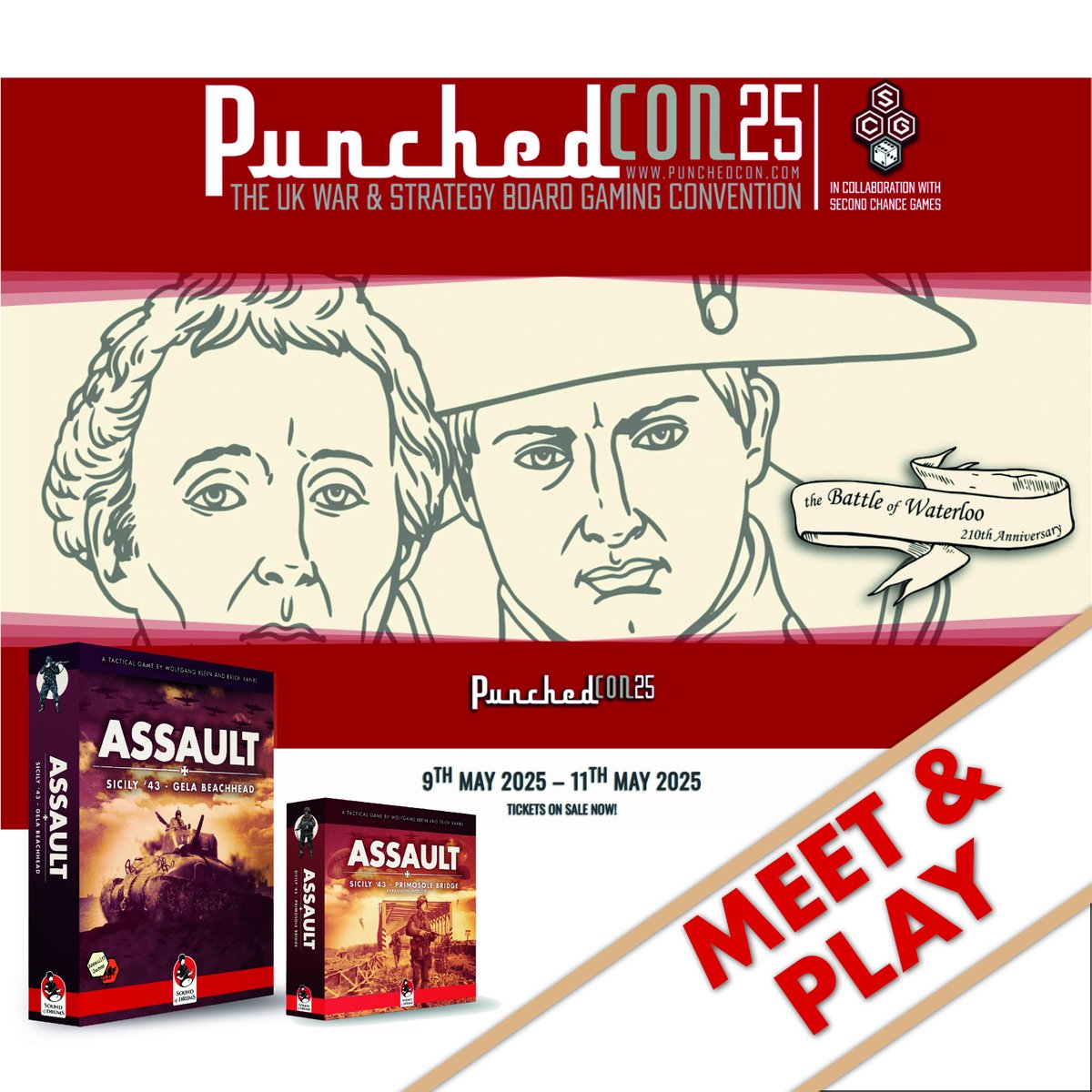 Next weekend I'll be at Punchedcon in the UK with Uwe and we'll be showing Assault Sicily 43 and the sample for the Primosole Bridge expansion. We look forward to your visit. See you! <a href="/SoundofDrums22/">Sound of Drums</a>