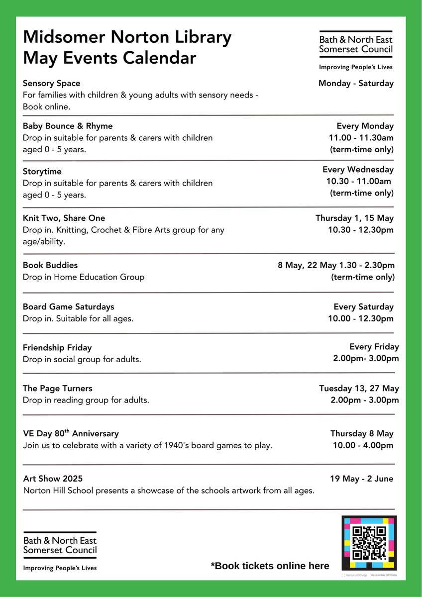 @Bath and North East Somerset Libraries tweet media