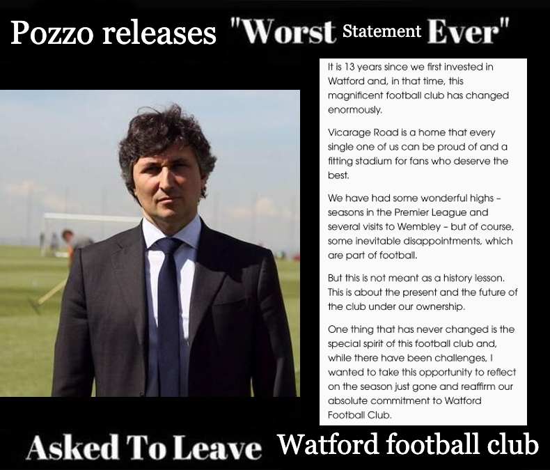 get this fraud out of our club man