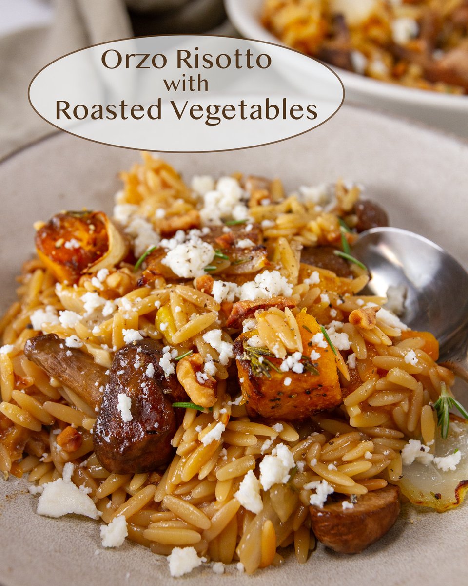 Orzo Risotto with Roasted Vegetables lifecurrentsblog.com/orzo-risotto-w…