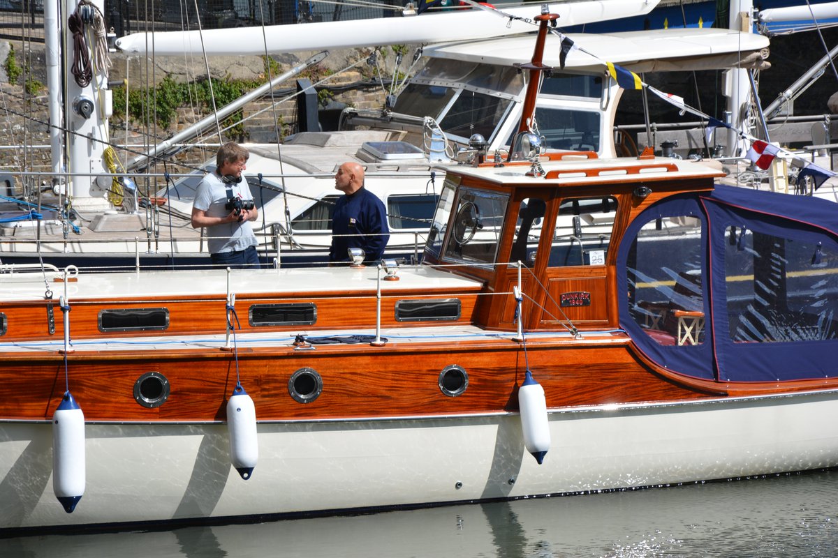 StKatsMarina's tweet photo. Quisisana close up. Ahead of the 85th Dunkirk Return voyage, Dunkirk Little Ship Quisisana is currently berthed in the SKD's centre basin, with its owner Phil being interviewed by the BBC
#skdmarina #igymarinas #londonmarina #LetsDoLondon #seayousoon @Dunkirk_Ships https://t.co/Bnefdkr9vO