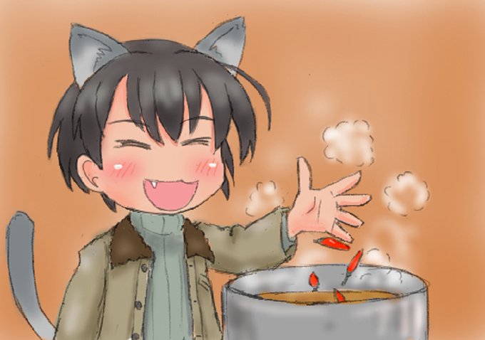 シャムロ(タイ)料理はたいがい激辛である。隙あらばプロイが厨房に侵入し鍋に唐辛子を放り込むので注意が必要である。特に香辛料耐性皆無のスオムス人のエルマさんは悶絶する。
#507の日 