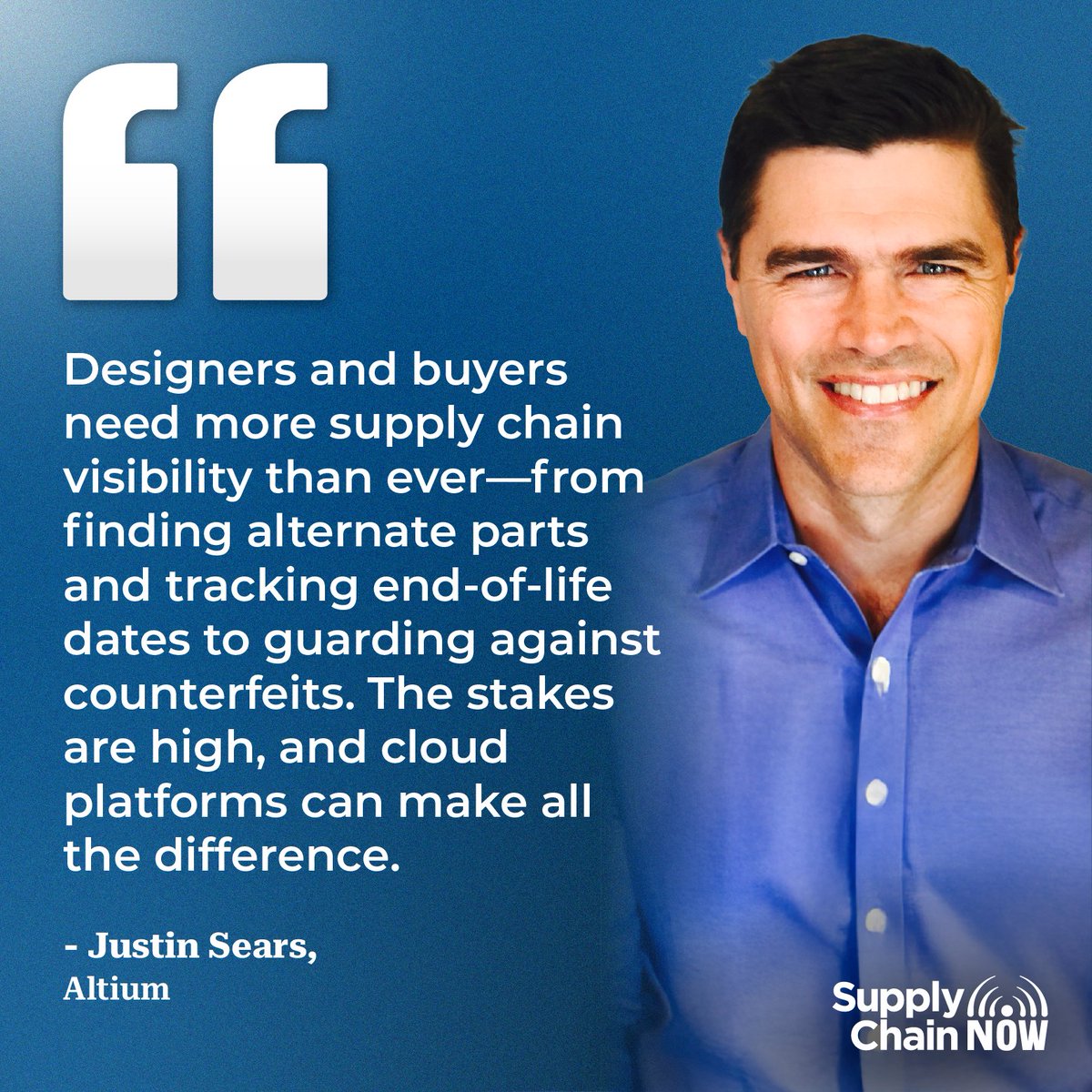 Supply Chain Now (@_supplychainnow) on Twitter photo The manufacturing industry is changing—tariffs and disruptions are pushing companies to rethink their strategies. Join <a href="/ScottWLuton/">Scott W. Luton</a> & <a href="/SupplyChainDAWG/">Supply Chain DAWG</a> with Justin Sears from <a href="/altium/">Altium</a> as they dive into how Altium 365 is helping manufacturers increase agility and optimize The manufacturing industry is changing—tariffs and disruptions are pushing companies to rethink their strategies. Join <a href="/ScottWLuton/">Scott W. Luton</a> & <a href="/SupplyChainDAWG/">Supply Chain DAWG</a> with Justin Sears from <a href="/altium/">Altium</a> as they dive into how Altium 365 is helping manufacturers increase agility and optimize
