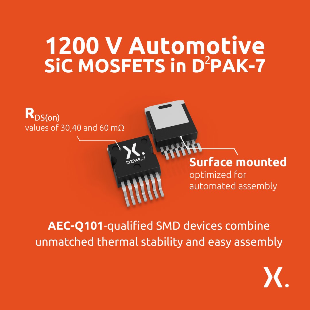 🚀 JUST LAUNCHED: Automotive-qualified 1200 V SiC MOSFETs in D2PAK-7 packaging

More power. Less loss. Better control.

Learn more: nexperia.com/about/news-eve…
