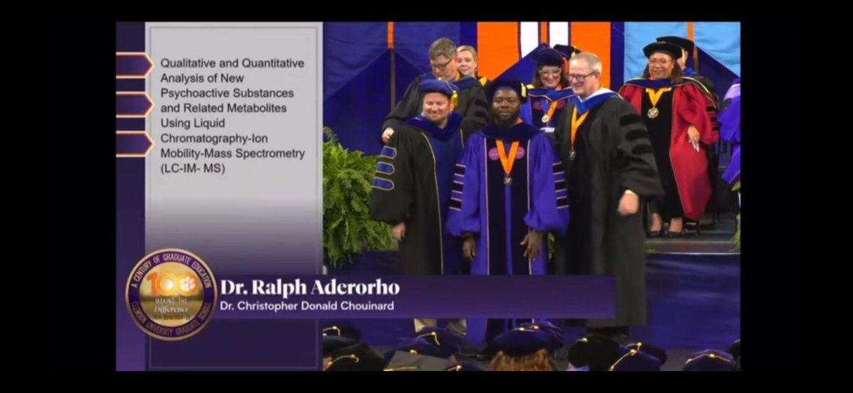 Proud PI moment! Yesterday, I was honored to hood Ralph <a href="/AderorhoR/">Aderorho</a> at the Clemson doctoral commencement! Phenomenal accomplishments during his time here, and this is only the beginning of his career! Congratulations, Ralph! We are all so proud of you!