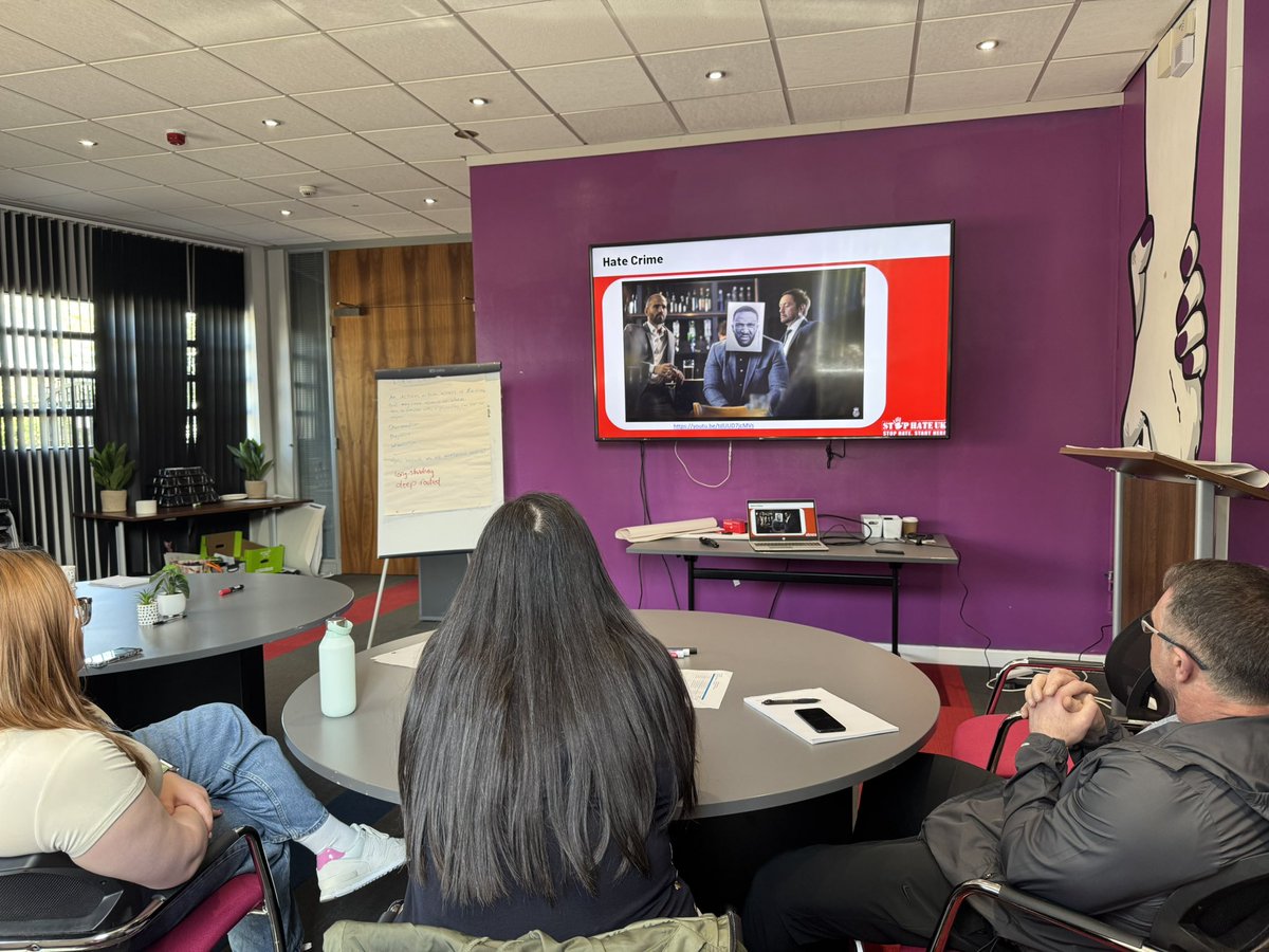 stophateuk's tweet image. Presented 2nd #hatecrime awareness session to #YMCALiverpool staff today. Discussions centred on impact of hate, #microaggressions , workplace abuse & violence, reporting & working together to respond appropriately to all forms of discrimination & prejudice #stophatestarthere