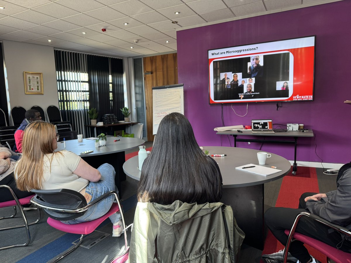 stophateuk's tweet image. Presented 2nd #hatecrime awareness session to #YMCALiverpool staff today. Discussions centred on impact of hate, #microaggressions , workplace abuse & violence, reporting & working together to respond appropriately to all forms of discrimination & prejudice #stophatestarthere