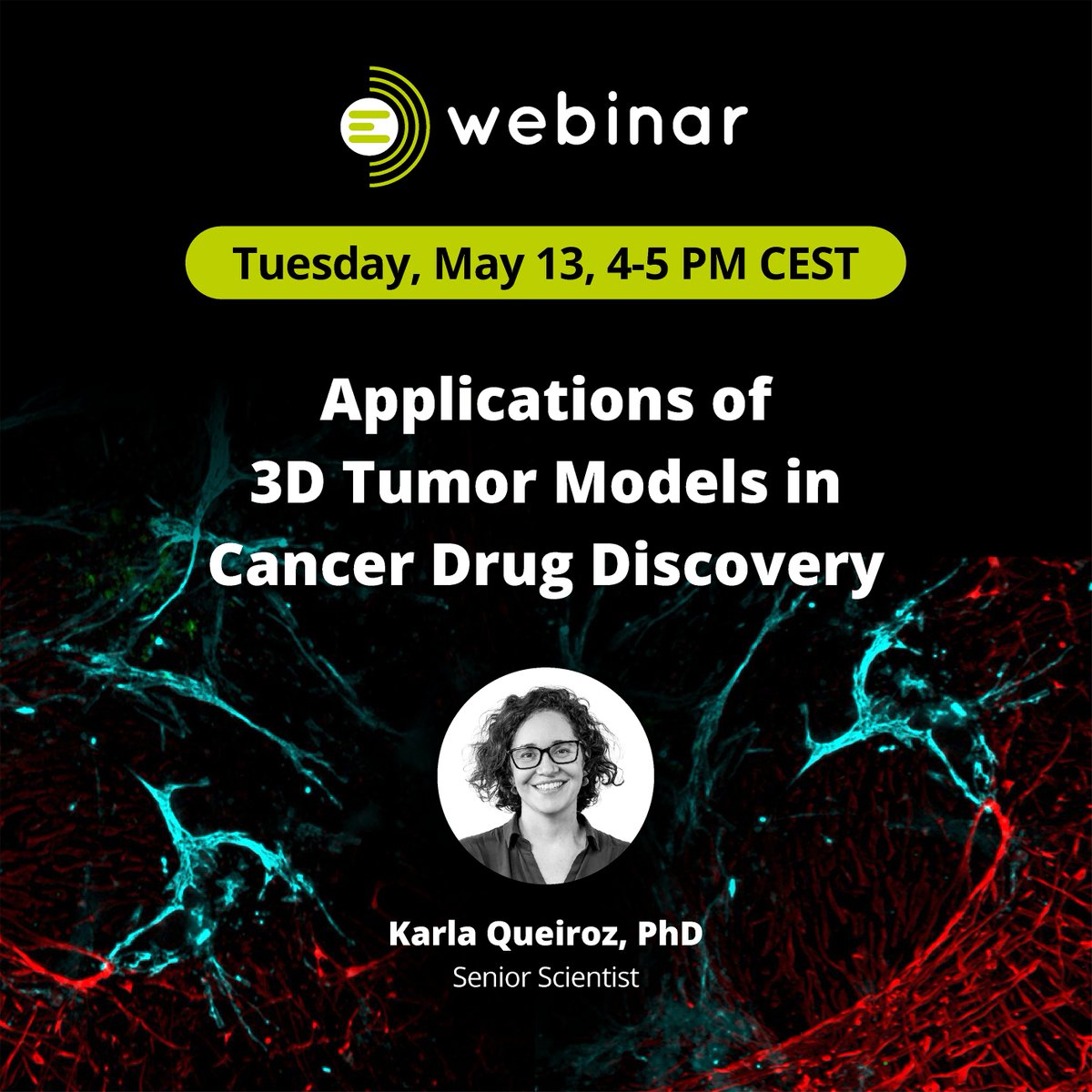 Cancer kills 10M+ yearly, but &lt;5% of oncology drugs succeed.  Why? Poor preclinical models.

📅 Join our webinar on May 13 to explore how 3D tumor models + OrganoPlate® platform are transforming cancer drug discovery.
🔗 shorturl.at/t7yyS #CancerResearch #Webinar