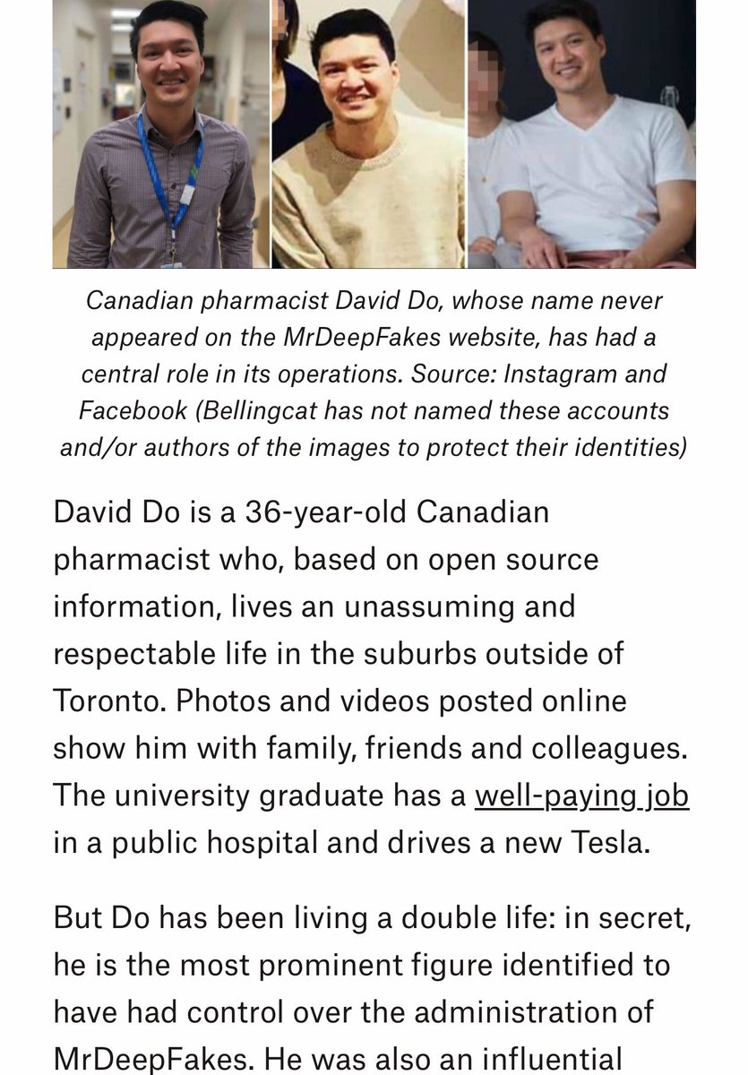 The hidden operator behind the world’s largest site for nonconsensual deepfake abuse p*rn was just revealed by investigators at TjekDet, Denmark’s fact-checking media outlet, Danish newspaper Politiken and the CBC.

“Mr. Deepfakes” is a Canadian pharmacist named David Do.