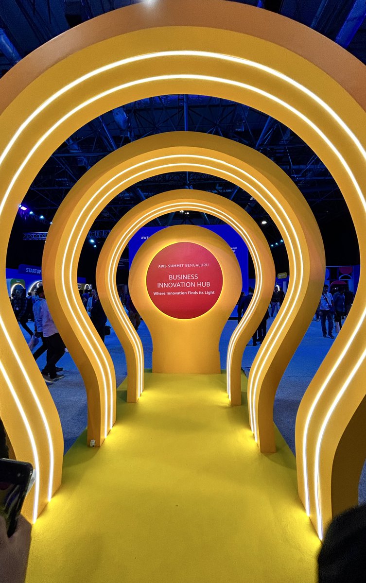 Energized after attending #AWSSummit Bangalore today! Incredible sessions, inspiring tech showcases, and great conversations with the cloud community. Excited to bring these insights back to work! #AWS #BangaloreTech